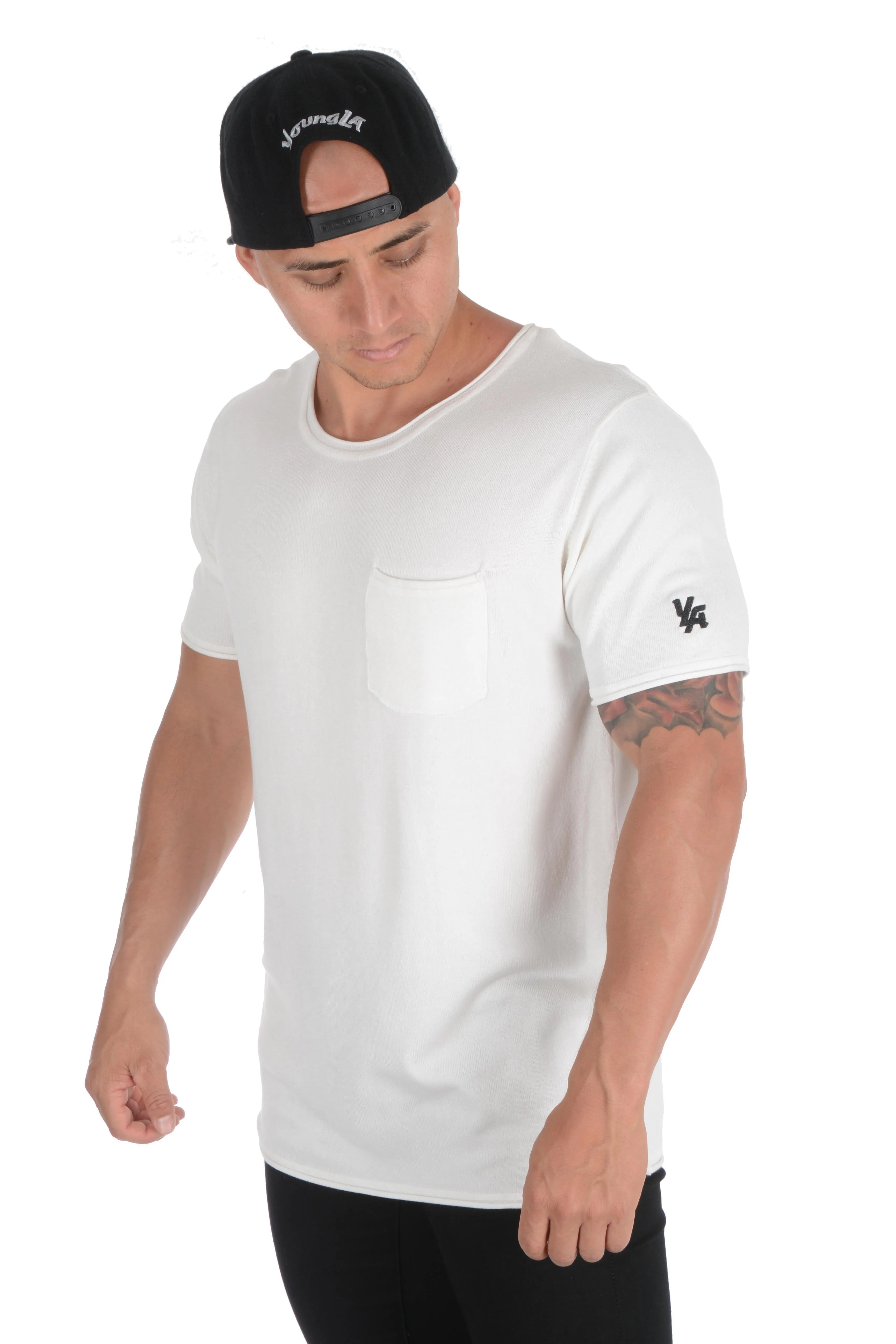 YoungLA Classic Knit Shirt with Pocket 407
