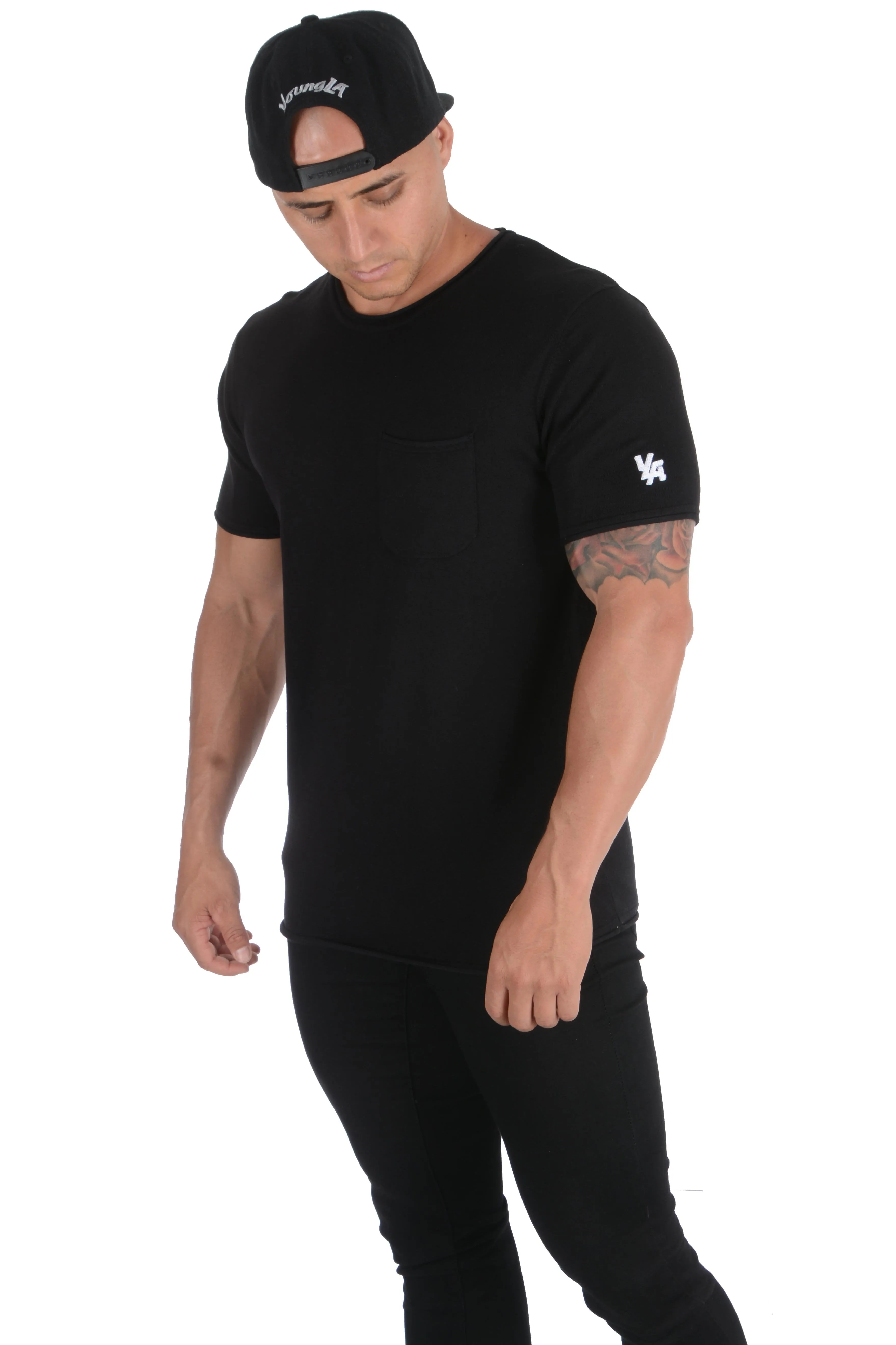 YoungLA Classic Knit Shirt with Pocket 407