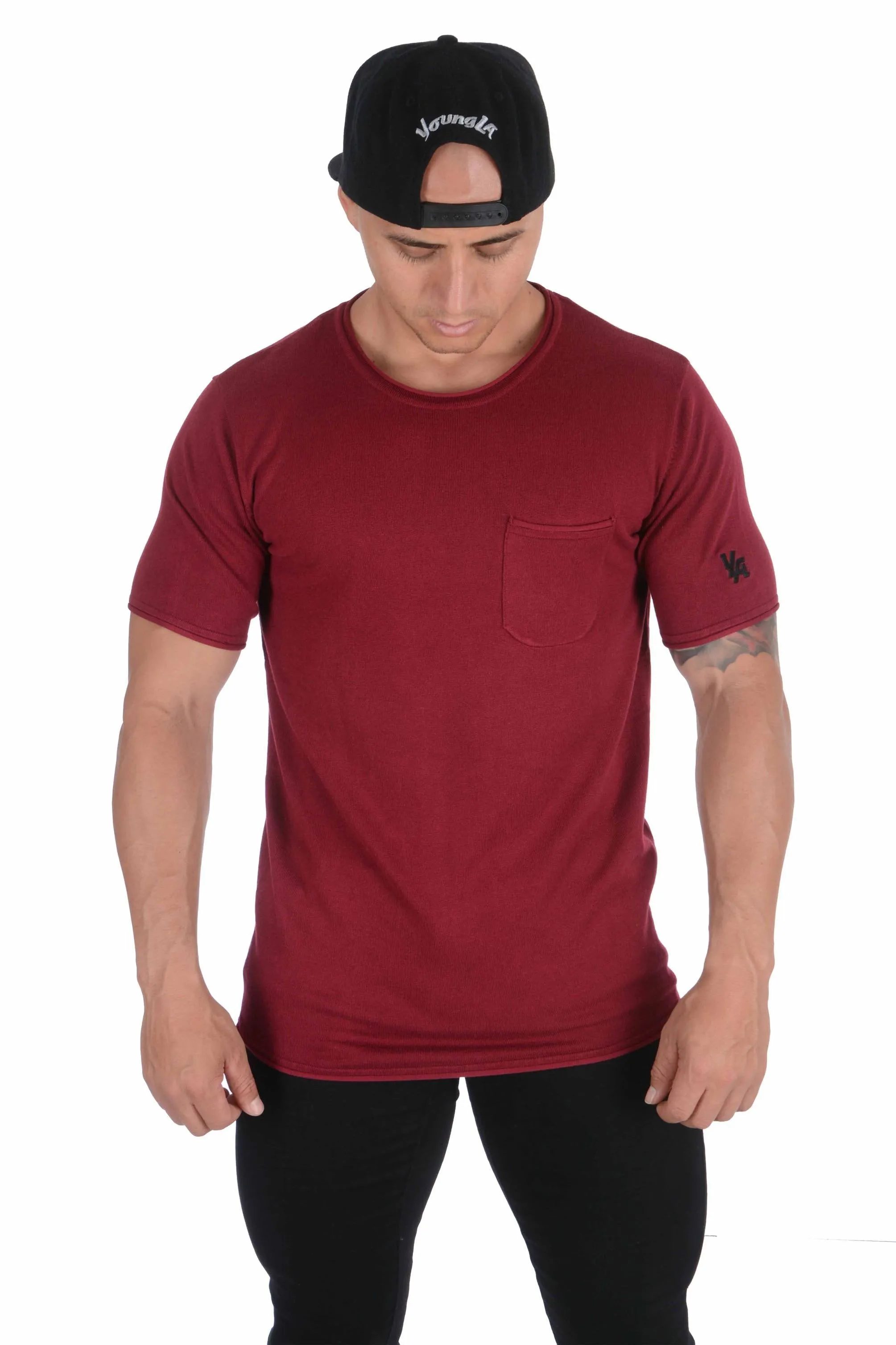 YoungLA Classic Knit Shirt with Pocket 407