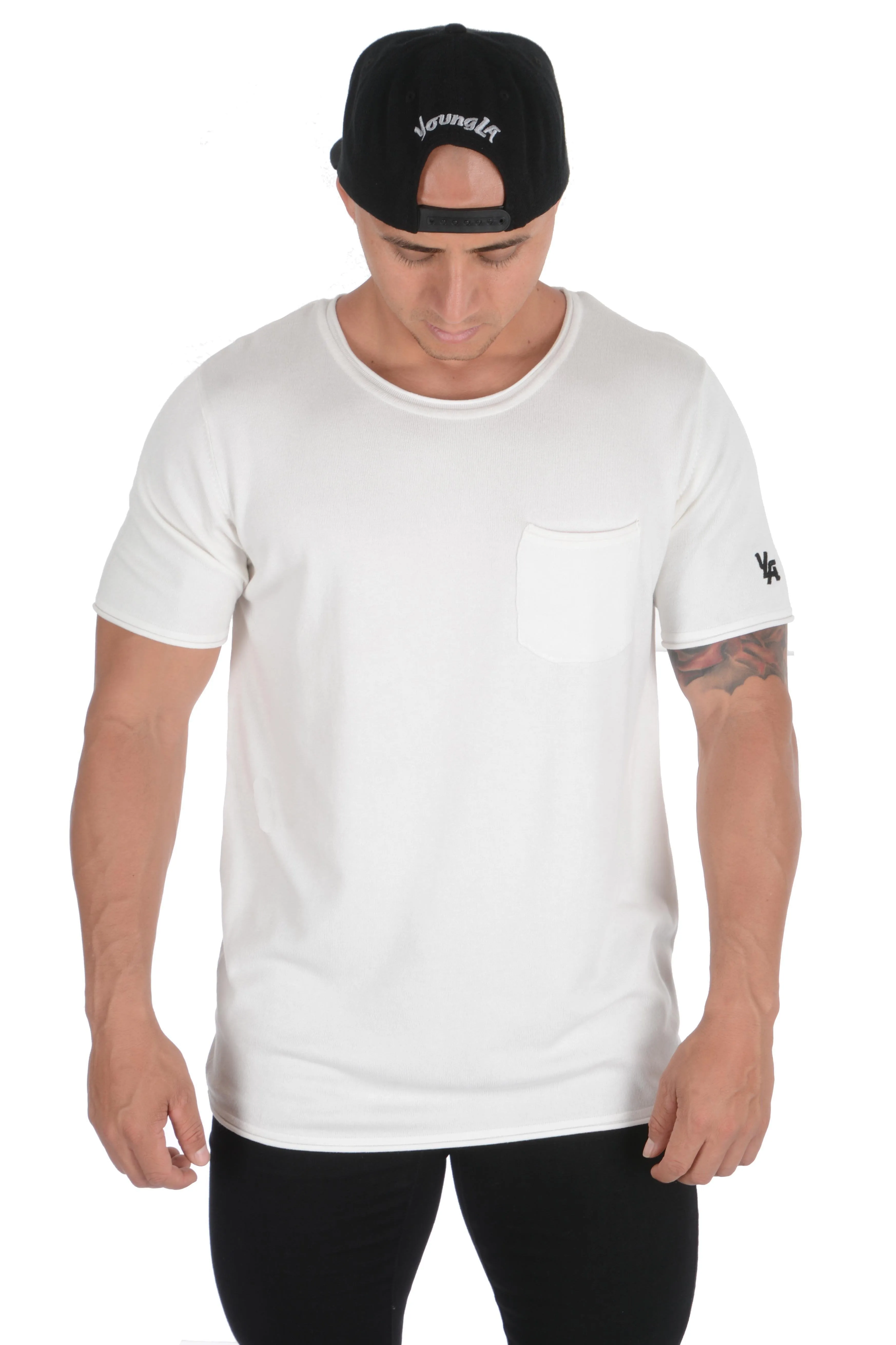 YoungLA Classic Knit Shirt with Pocket 407