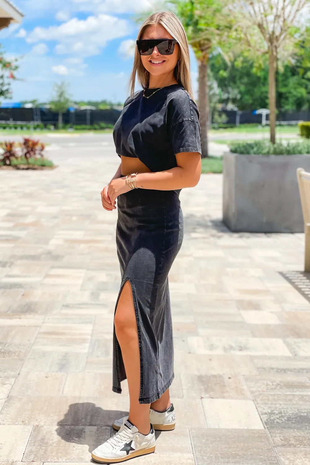 Z Supply: Shilo Knit Skirt - Black