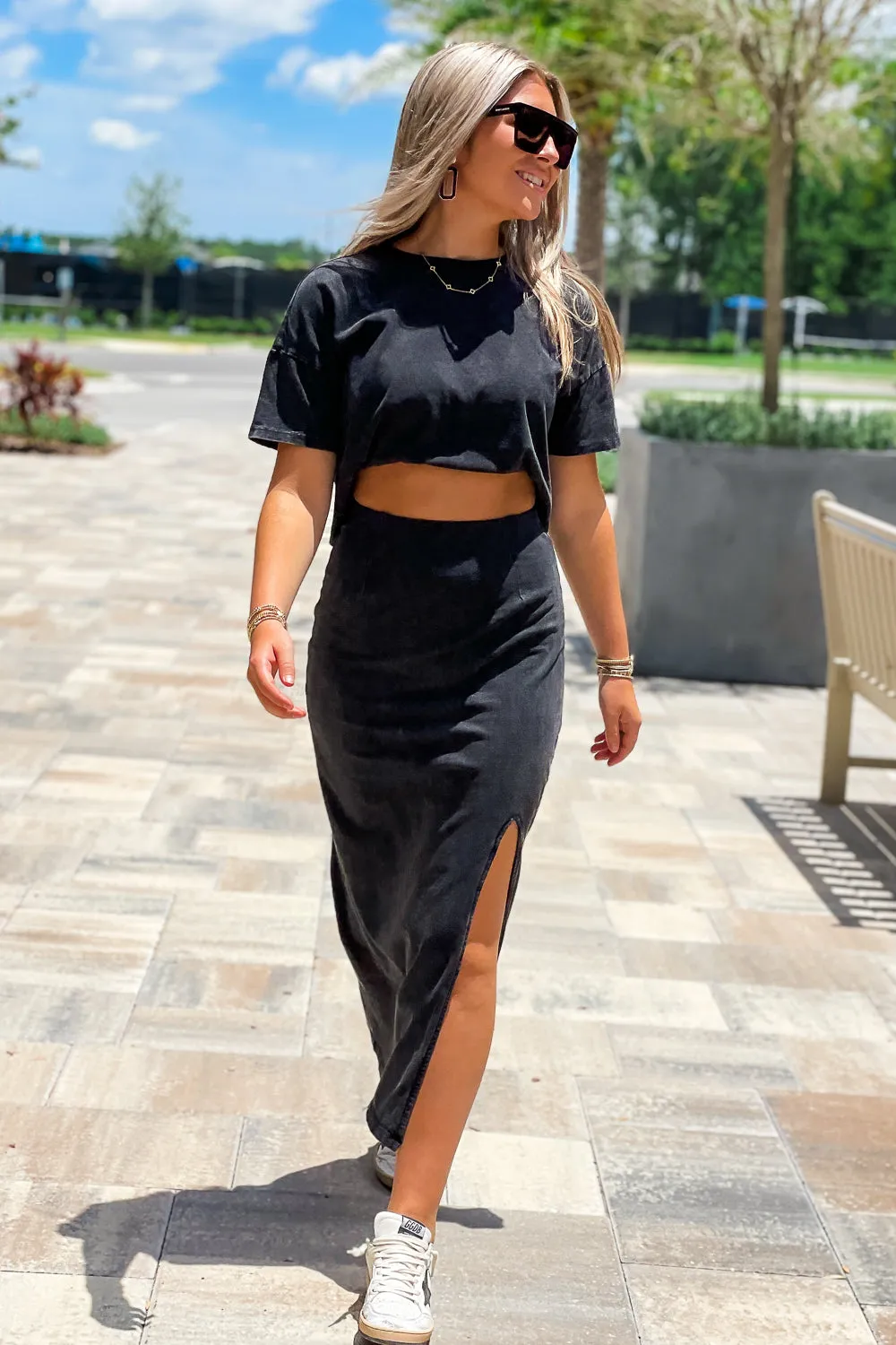 Z Supply: Shilo Knit Skirt - Black